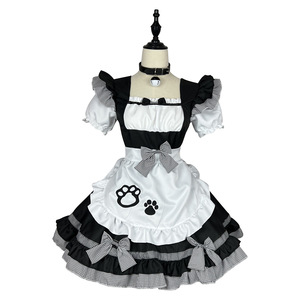 Nuevo Disfraz de Catwoman, Ropa Interior Unisex de Poliéster, Estilo Japonés, Lindo Disfraz de <span class=keywords><strong>Sirvienta</strong></span>, Clásico en Blanco y Negro - Product Image 5