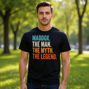 T-shirt Maddox The Man The Myth The Legend avec nom personnalisé - Product Image 3