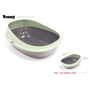 Yommy <b>Cat</b> <b>Litter</b> Box 59x39x23cm Oval Design For Indoor <b>Cats</b> - Product Image 3
