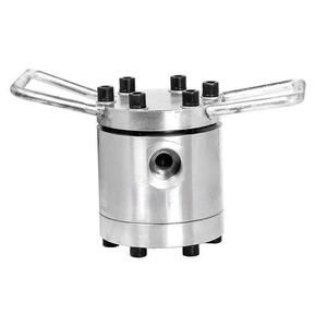 Tùy chỉnh 110-155mm Ba kênh TEE Doanh cho bộ phim thổi các bộ phận máy ca sĩ lớp HDPE 3 tee phù hợp bộ lọc máy đùn phim - Product Image 3