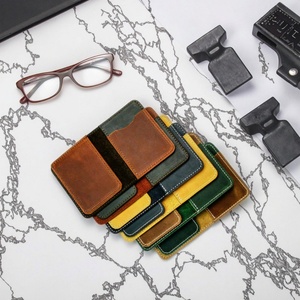 Boshiho Retro Bifold <b>Rfid</b> <b>Blocking</b> <b>Wallet</b> Stylish Simple Credit Id Card Holder Portable Pu Leather <b>Wallet</b> Pocket for Gifts - Product Image 5