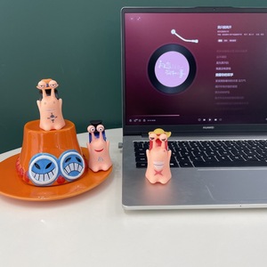 Juguetes <span class=keywords><strong>de</strong></span> Anime One Piece, Modelo Den Den Mushi, Figuras <span class=keywords><strong>de</strong></span> Luffy, Sabo y Ace en Forma <span class=keywords><strong>de</strong></span> Caracol, con Sonido y Grabación, Regalos - Product Image 3