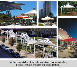 Parasols à structure membranaire en acier <span class=keywords><strong>Parasol</strong></span> d'extérieur à clocher - Product Image 4