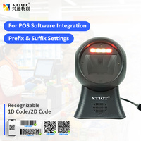 Escáner de Códigos QR para Boletos Electrónicos, Programas de Membresía y Fidelización XT7302P