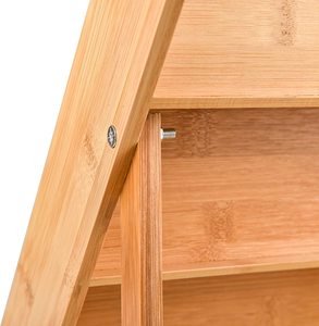Wholesale <strong>Bamboo</strong> Spice Rack Wood Organizer <strong>Kitchen</strong> Rectangle 3 Tier <strong>Cabinet</strong> Free-Standing Wooden <strong>Kitchen</strong> Storage Spice Racks - Product Image 4