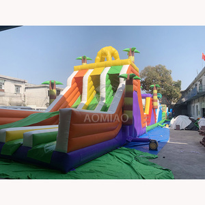 <span class=keywords><strong>Castillo</strong></span> Inflable Combinado con Obstáculos, Diseño de <span class=keywords><strong>Isla</strong></span> Jungla, Material de PVC, Capacidad de Más de 10000 kg para Más de 20 Pasajeros - Product Image 5