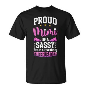 Camiseta orgullosa con diseño de lazo para abuela, con la inscripción 'Mimi de una animadora atrevida' - Product Image 1