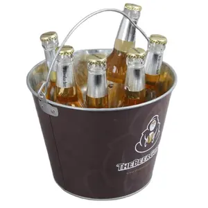 5 QT metal corona bira şişesi buz kovası/soğutucu kutu tutucu