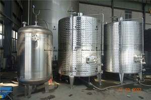 مبرد خزانات النبيذ، جهاز تخمير النبيذ المنزلي، آلة صنع النبيذ مع ضاغط هوائي، معدات مصنع النبيذ المغلق تتميز بخزانات بي آر إيه - Product Image 4