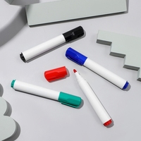 Marqueurs de tableau blanc à bout rond Stylos effaçables à sec Marqueurs de tableau blanc pour enfants, maison, fournitures de bureau, fournitures de retour à l'école