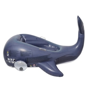 PVC Inflatable Blue Whale Pool Float 142*116*83 CM for Kids Summer Outdoor Swimming Pool Water Playing Fun - Product Image 4