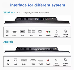 PC All-in-One con Processore Intel Core i3 i5 i7 i9 e <span class=keywords><strong>Monitor</strong></span> <span class=keywords><strong>Touchscreen</strong></span> da 21.5 22 23 24 27 32 Pollici per Montaggio a Parete - Product Image 4