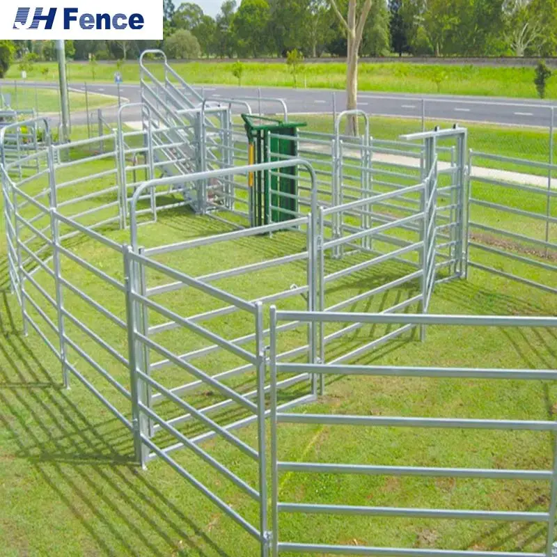 Pannello di recinzione per cavalli da cortile in acciaio zincato resistente vendita popolare