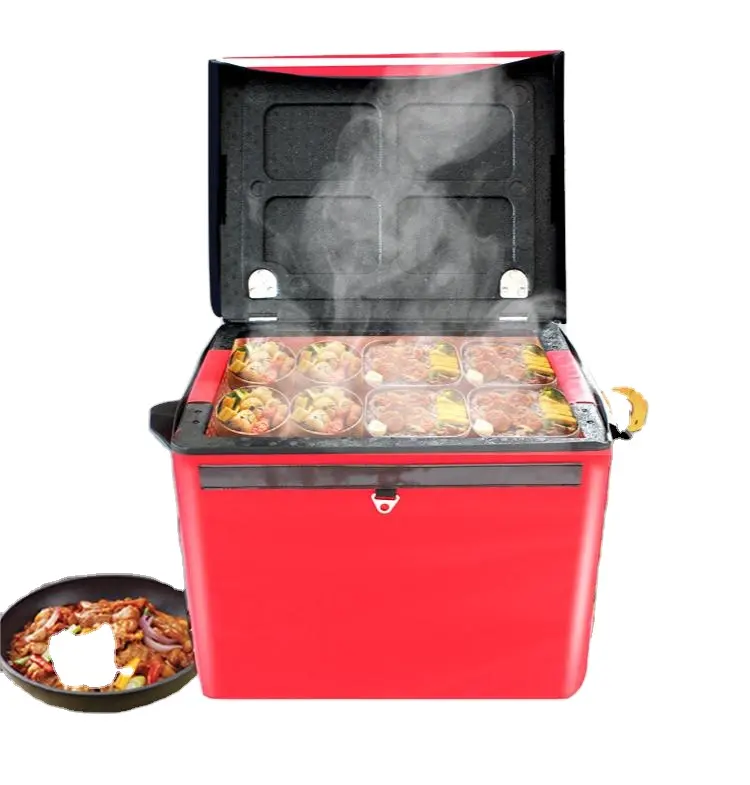 18L-43L Food delivery Isolamento Térmico Eco Food grade Caixa EPP Espuma De Plástico Cooler box