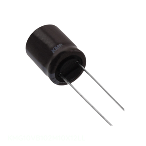Condensateur radial original 1000 µF traversant le boîtier KMG10VB102M10X12LL, en aluminium, 1000 µF, 20 %, 10 V - Product Image 1