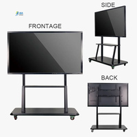 Panel Táctil Interactivo para Escuelas, Compatible con Múltiples Idiomas, Pantalla Electrónica Multifuncional, Compartición Inalámbrica