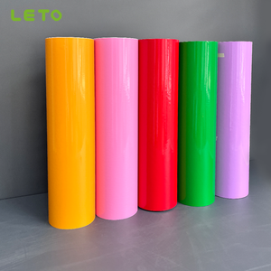 Vinyle de coupe de couleur rouleau d'autocollant de coupe brillant <span class=keywords><strong>film</strong></span> de vinyle pour traceur matériaux d'affiche de vinyle auto-adhésifs - Product Image 2