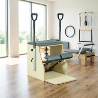 Chaise de Pilates Maple Wunda - Bras réglables, cordes intégrées et coussin haute densité pour studio professionnel