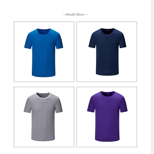 Fashion Design Summer Collection Men's Solid T-shirt Modal T-shirt Customized Quick Drying Sports T-shirt - Product Image 2