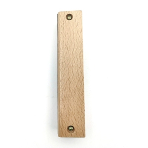 Armónica de madera de haya de doble fila de 16 orificios, afinación en Do, instrumento de viento para principiantes, juguete educativo para la iniciación musical de niños pequeños - Product Image 4