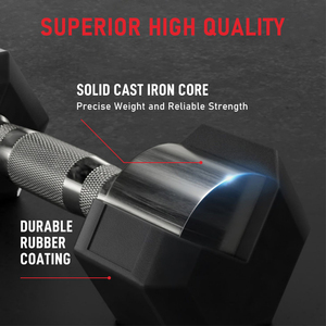 Thiết Bị Tập Nâng Tạ Tập Gym Tùy Chỉnh Bộ Quả Tạ Lục Giác Cao Su - Product Image 5