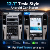 8-Kern Snapdragon 665 12,1 Zoll Tesla-Style Radio für Ford Taurus 2012 2013 2014 IPS Bildschirm 8/128G Auto-Multimediaplayer GPS