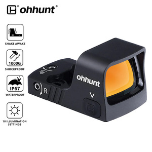 Oferta Especial Ohhunt Optics 1000Gs Mira Reflex Resistente a Impactos con 10 Niveles de Brillo, Mini Mira de Punto Rojo con Activación por Movimiento - Product Image 1