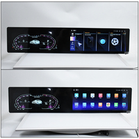Écran double 25 pouces, compteur kilométrique, Carplay Android 15 pour BMW Série 5 F10 F11 F18 2009-2017, lecteur multimédia de voiture, navigation GPS
