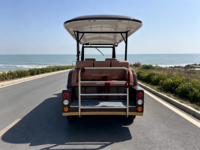 Bus Navette Électrique Classique Vintage Certifié CE Vente Directe Usine 6-8 Places Moteur AC 4 kW Autonomie 80-100 km