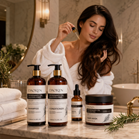 Shampooing Végétalien au Romarin Marque Blanche – Stimule la Croissance des Cheveux, Nourrit et Répare – Usage Quotidien à Domicile