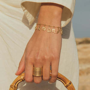 E395 INS Constelaciones 18K encanto de acero inoxidable <span class=keywords><strong>cáncer</strong></span> Piscis encanto collares pulseras hallazgos de joyerí<span class=keywords><strong>a</strong></span> - Product Image 2