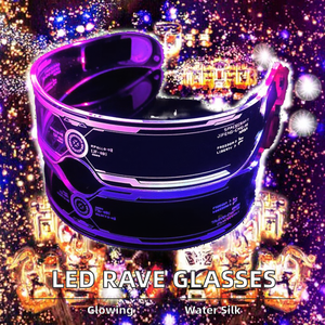 نظارات سيبيربانت قابلة للطي لاسلكية ليد بشعار مخصص الأكثر مبيعًا نظارات مضيئة للحفلات والهذيان بسعر المصنع في يوم الأب - Product Image 3