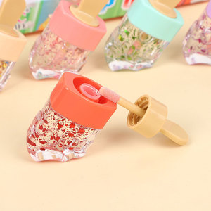 ลิปกลอสแฟชั่นน่ารักลายการ์ตูน ไอศกรีม บำรุงริมฝีปาก ฉ่ำวาว อวบอิ่ม ติดทนนาน สีธรรมชาติ เปลี่ยนสีได้  วีแกน - Product Image 3