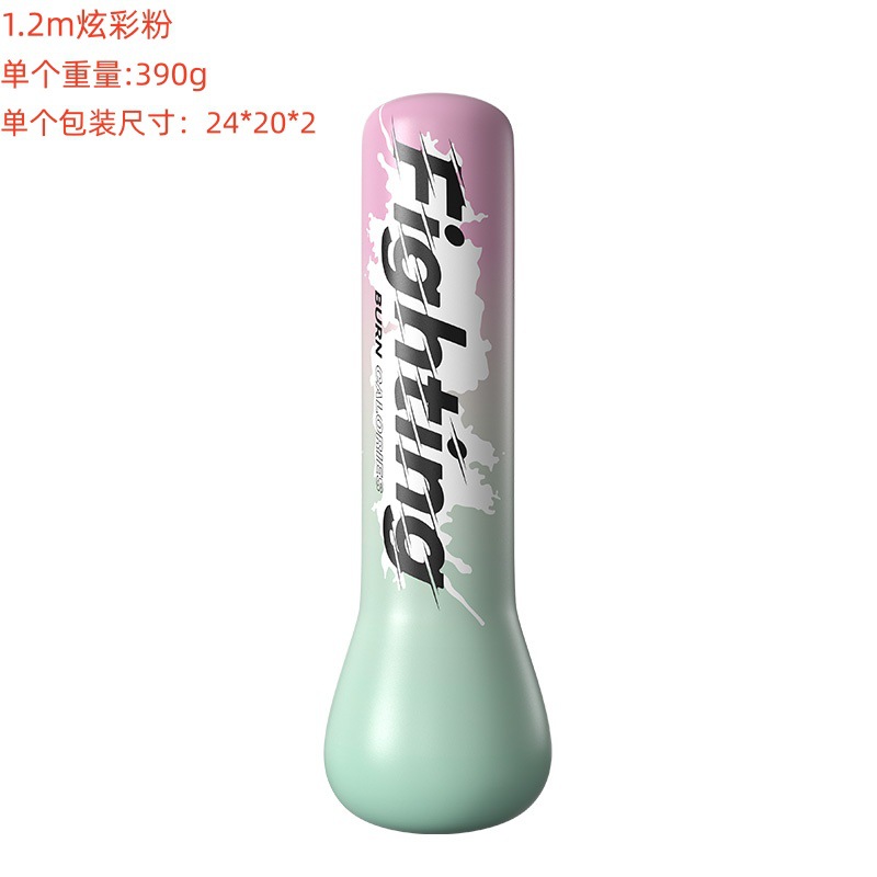 Poteau de boxe rose irisé de 1,2 m