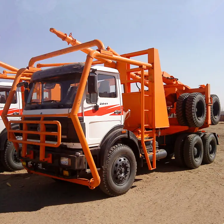 Beiben 6X6 Off Road 420hp Logging Transportasi Truk untuk Guyana