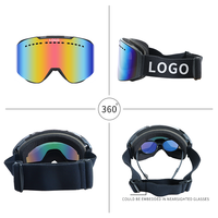 Yijia Optique hiver lunettes lunettes anti-buée uv400 protection anti-rayures sport lunettes de sécurité neige snowboard ski lunettes