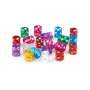 ILAN Braiding Rings 8x9mm Colorful Hair <b>Accessories</b> for <b>Braids</b> and Dreadlocks - Product Image 1