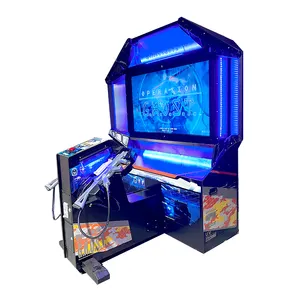 Renkli eğlenceli eğlence oyun odası sikke işletilen arcade oyunu hayalet simülasyon atış makinesi arcade için