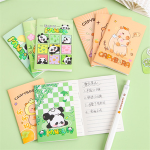 Dmark 2026 nuovo Design creativo capibara e Panda cancelleria A7 Mini formato <span class=keywords><strong>Eco</strong></span> Friendly carta foderato Notebook per bambini - Product Image 1