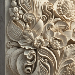 Chuyên nghiệp ROTARY Axis CNC máy thiết kế mới trang trí Đá Khắc Máy lõi động cơ PLC thành phần cho khắc thiết kế - Product Image 5