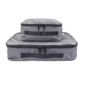 Cubos de Compresión para Viaje, Juego de 3 Organizadores de Bolsas de Viaje con Accesorios de Malla, Juego de Organizadores de Equipaje - Product Image 1