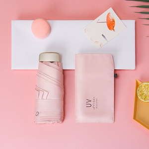 Paraguas de Bolsillo, Paraguas Plegable con Protección UV Ultravioleta, Sombrilla de Bolsillo, Parasol Cápsula - Product Image 3