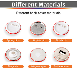 Nguồn Cung Cấp Pin Trở Lại Nút Mềm Matte Biểu Tượng Tùy Chỉnh In Vòng Nút 50Mm Tin Nút - Product Image 6