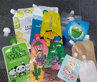 Pochette à bec de recyclage personnalisée 500ml 1l savon à lessive en poudre emballage de liquide vaisselle sac à bec verseur sacs de recharge de lavage détergent