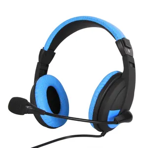 VCOM Wired Music Headset com Volume Control Headphone para computador