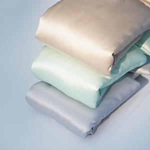 Kadın erkek yumuşak karartma 100% dut ipek uyku maskesi göz kapağı eyemask büyük ipek göz maskesi ile ayarlanabilir Velcro - Product Image 5