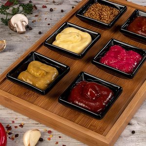 Ciotole in melamina bianca infrangibili 7,5 x 2,7 cm per salse, salsa di soia, snack da mangiare con le dita - Product Image 5