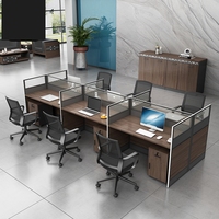 Table de bureau modulaire Cloison de bureau pour le personnel poste de travail mobilier de bureau commercial ensemble table et chaises Bureau de travail