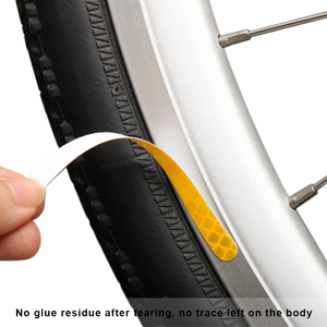 <span class=keywords><strong>Pegatinas</strong></span> reflectoras de rueda de neumático de <span class=keywords><strong>bicicleta</strong></span> de montaña RIDERACE, pegatina de advertencia de seguridad para <span class=keywords><strong>bicicleta</strong></span> de equilibrio para niños, llanta de coche para motocicleta - Product Image 3