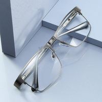 Gafas Ópticas de Lectura de Acero Inoxidable con Protección Anti Luz Azul para Hombre, Personalizadas al por Mayor